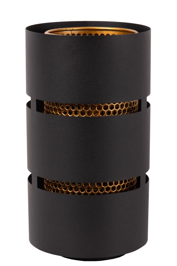 Lucide ROSAS - Lampe de table - Ø 16 cm - 1xE27 - Noir - éteint